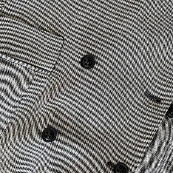 Zara Men's Grey Double-Breasted Suit Jacket - Picture 6 of 8